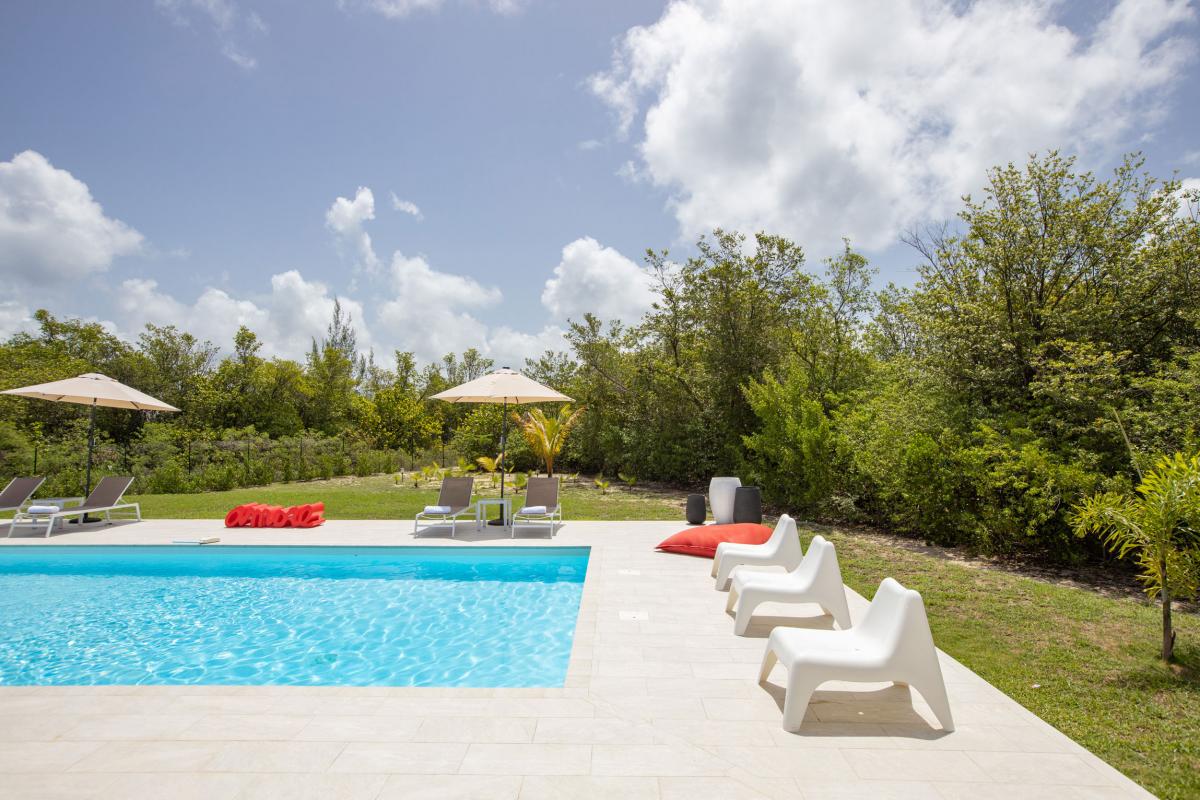 Villa Terres Basses à Saint Martin - transats